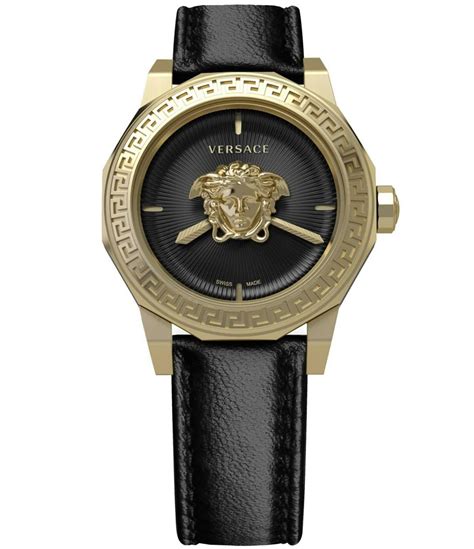 versace uhr schwarz damen|QUARTZ ANALOG MEDUSA DECO GENT WC.